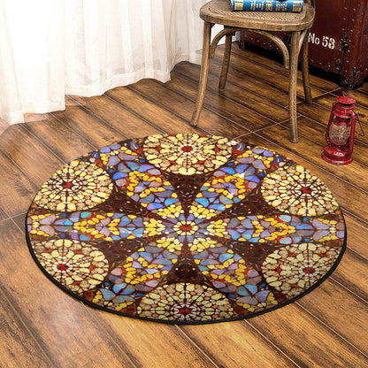 Butterfly BT040912RR Round Area Rug