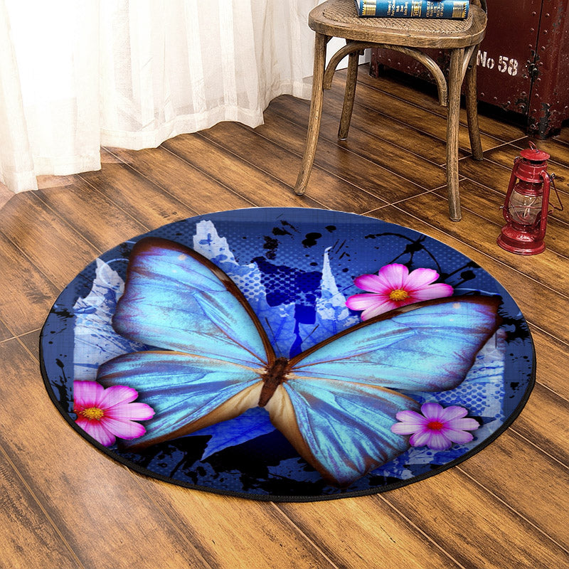 Butterfly BT160808RR Round Area Rug