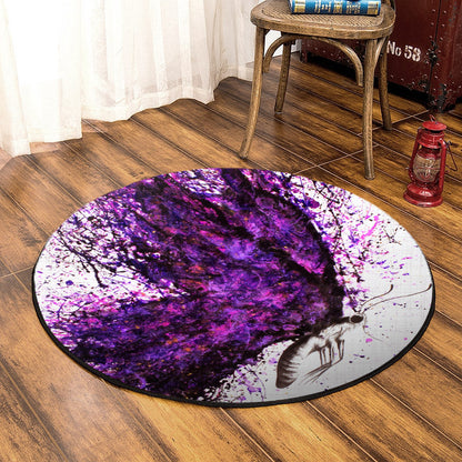 Butterfly DD150803RR Round Area Rug