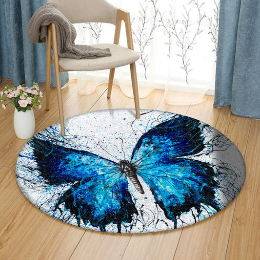 Butterfly DD150804RR Round Area Rug