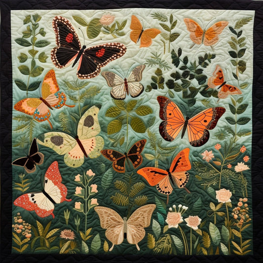 Butterfly Garden BL07112342 Quilt Blanket