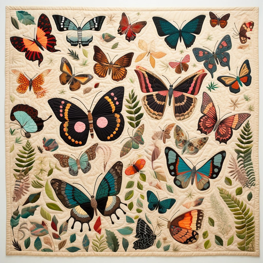 Butterfly Garden BL07112343 Quilt Blanket