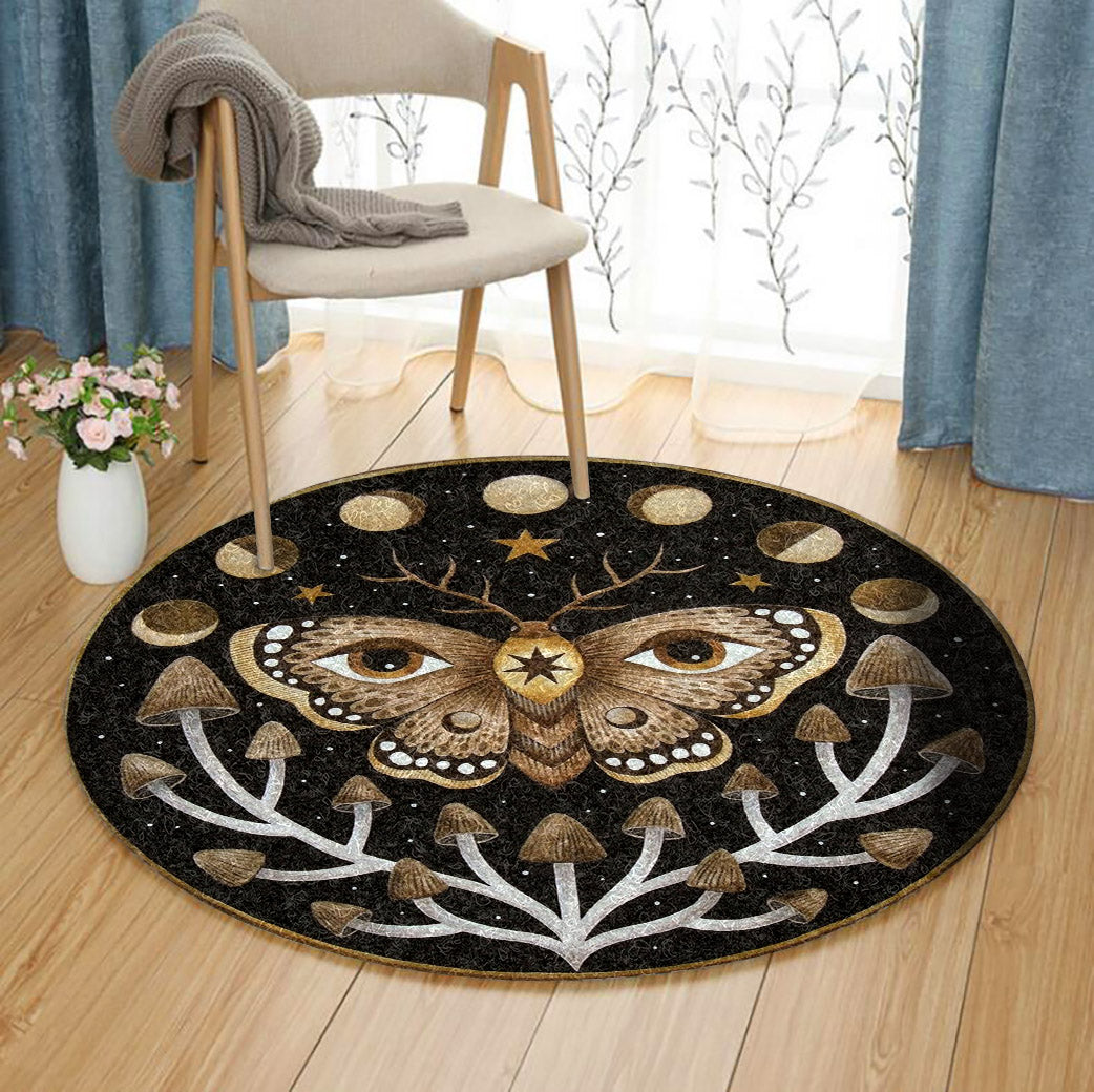 Butterfly HM080805 Round Area Rug