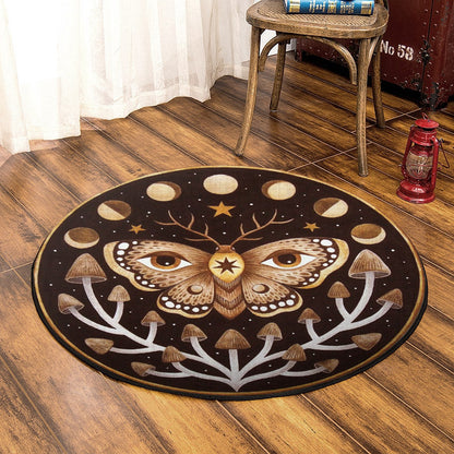 Butterfly HM080805 Round Area Rug