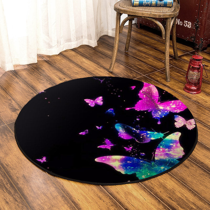 Butterfly HM310715T Round Area Rug