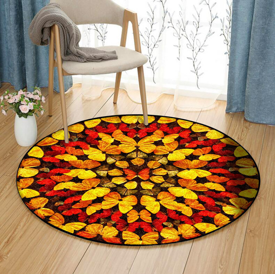 Butterfly ML290806RR Round Area Rug