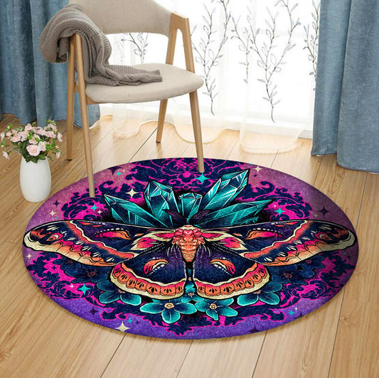 Butterfly QN020804A Round Area Rug