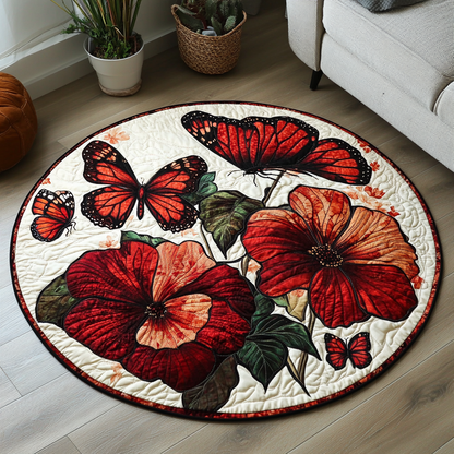 Alfombra redonda acolchada Butterfly Bliss NCU0DK1156