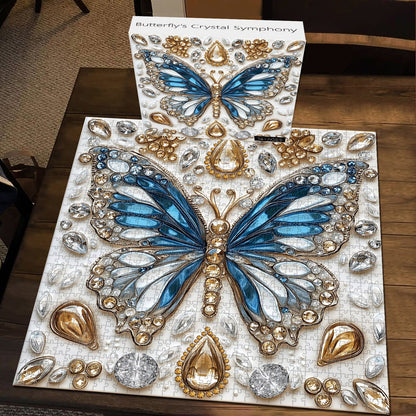 Butterfly's Crystal Symphony Jigsaw Puzzle 1000 Pieces