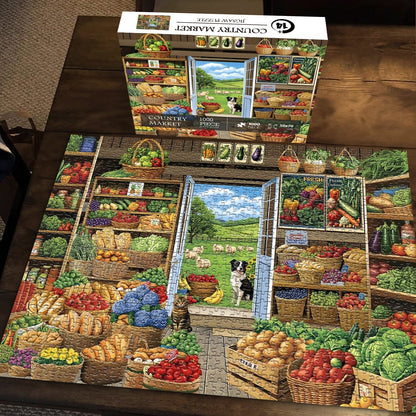 Country Market Jigsaw Puzzle 1000 Pieces