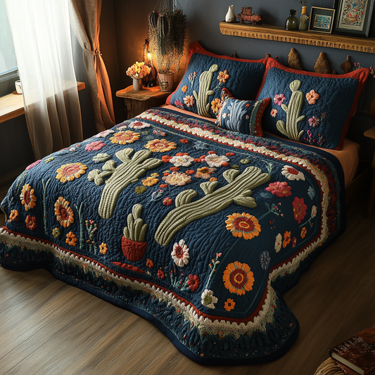 Cactus TAI041124295 Quilt Bedding Set