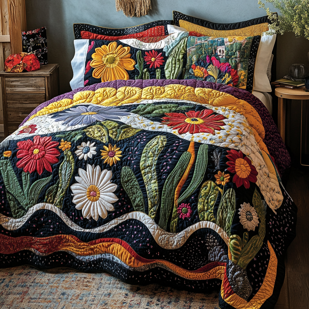 Cactus TAI041124367 Quilt Bedding Set