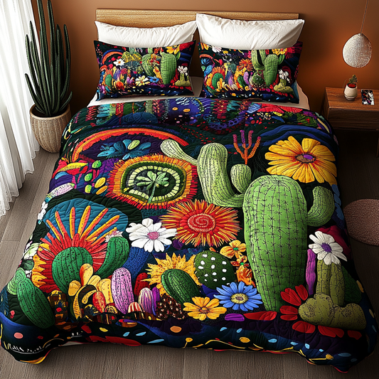 Cactus TAI041124375 Quilt Bedding Set