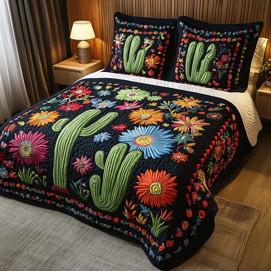 Cactus TAI041124377 Quilt Bedding Set