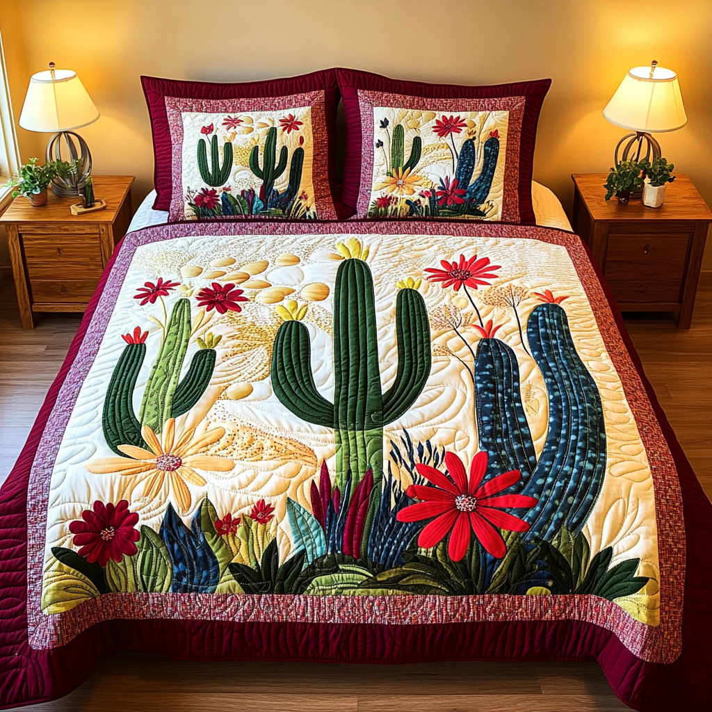 Cactus TAI311024073 Quilt Bedding Set