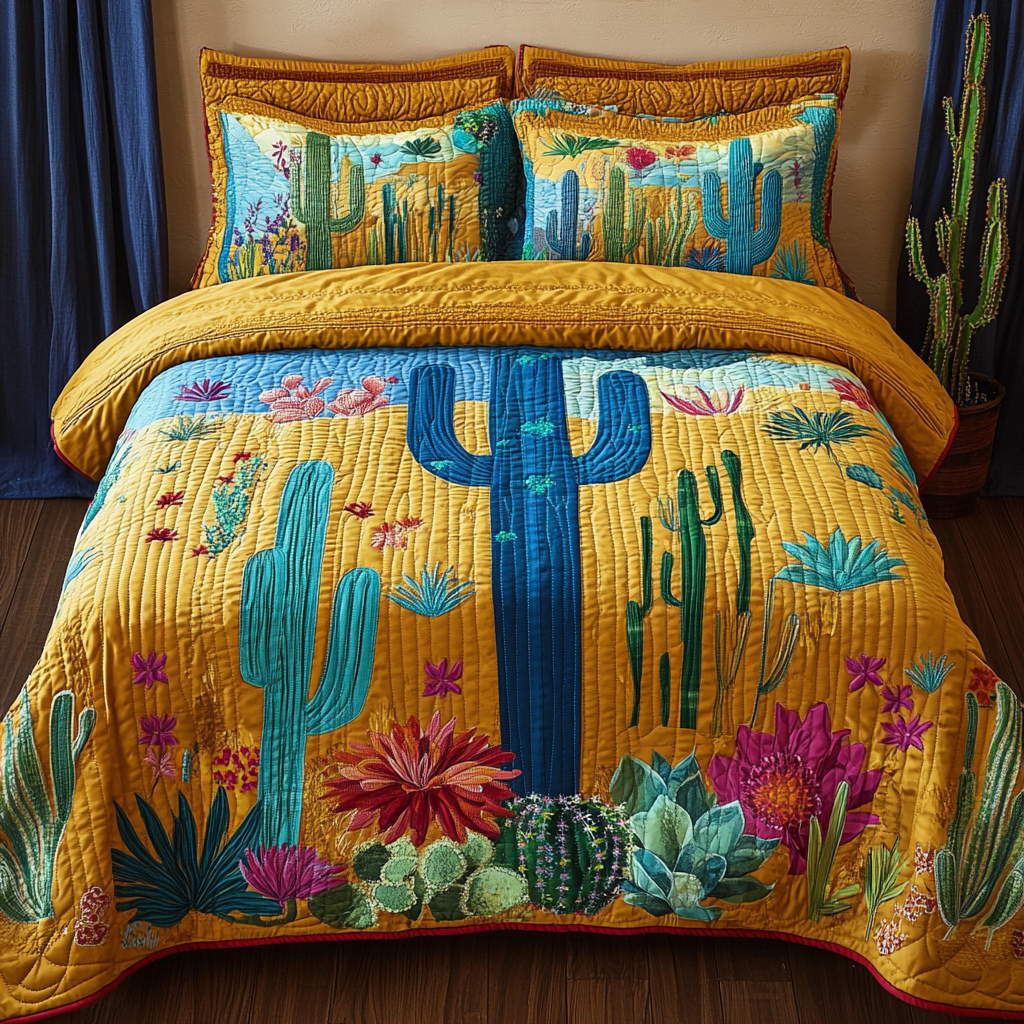 Cactus TAI311024105 Quilt Bedding Set