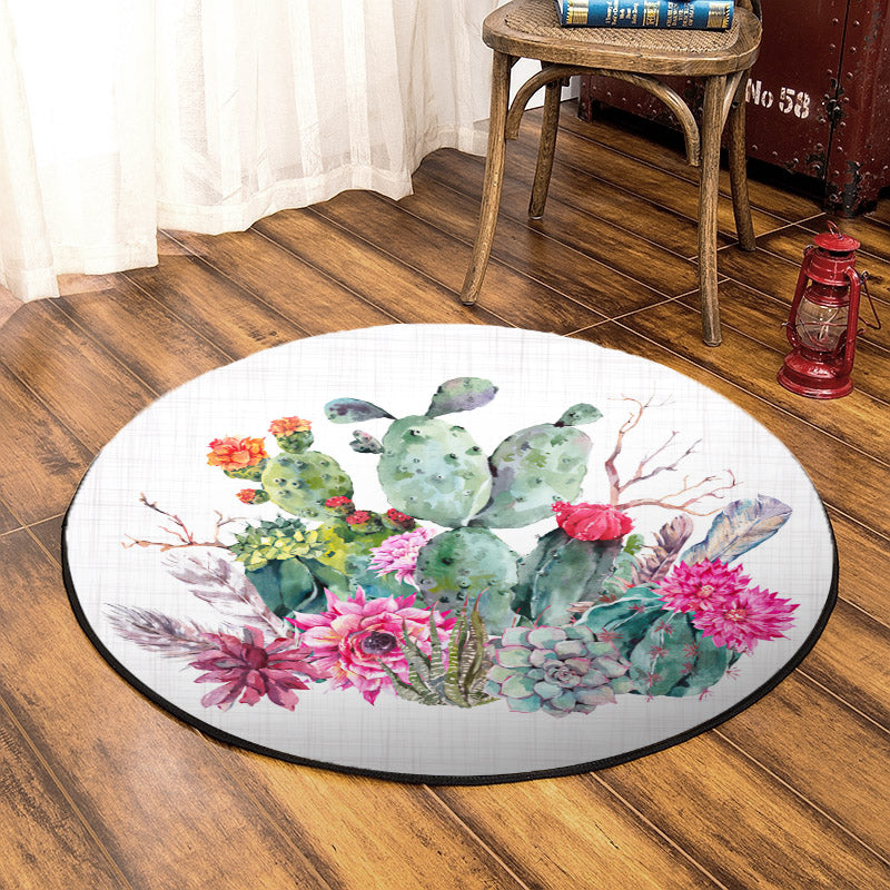 Cactus QN090815 Round Area Rug