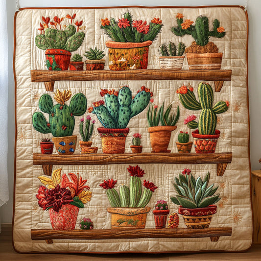 Cactus Collection Quilted Blanket NCU0NT3002