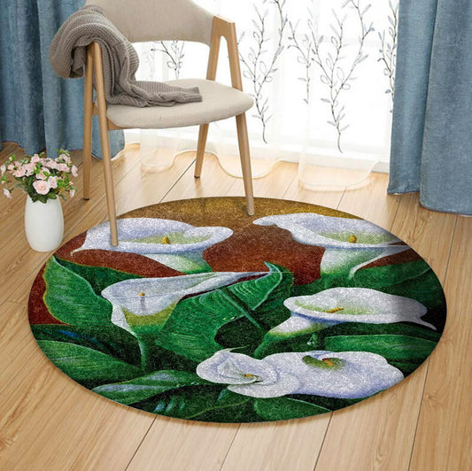 Calla Lily TN1411017TM Round Area Rug