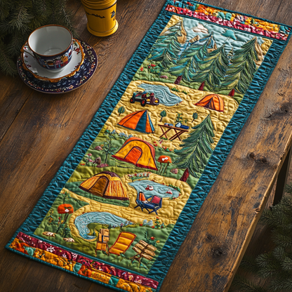 Campfire Glow Quilted Table Runner NCU0PD776