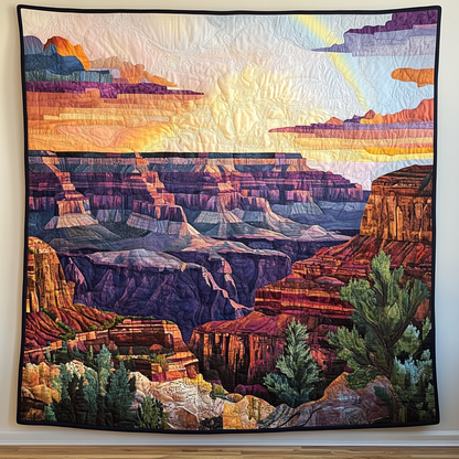 Canyon Echoes Art Quilt Hanging NCU0TL975