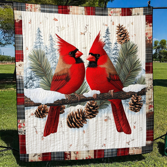 Cardinal Companions Quilted Blanket NCU0TL1042