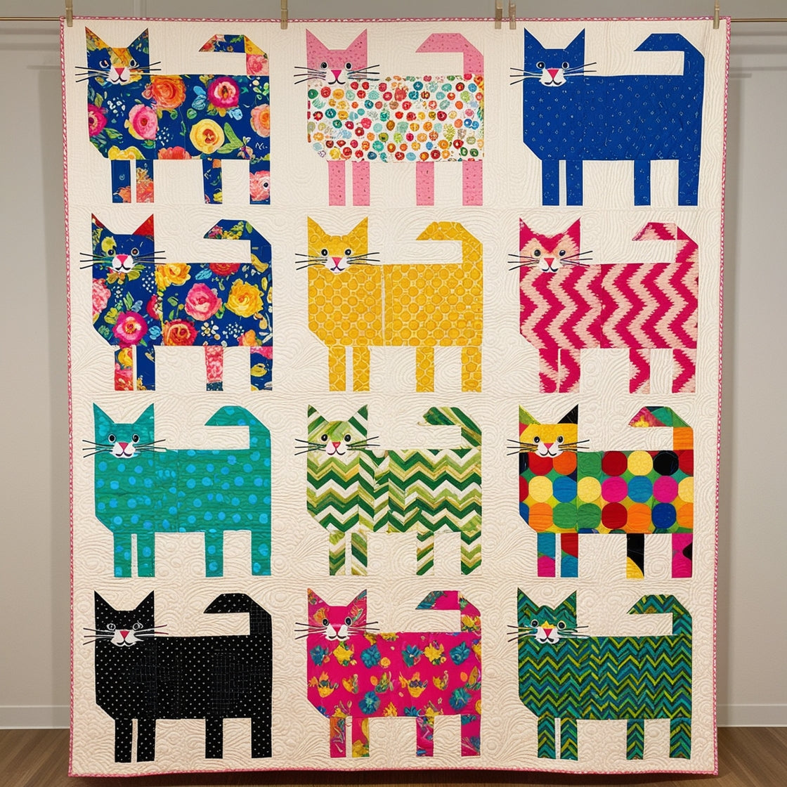 Cat NTA151024235 Quilt Blanket