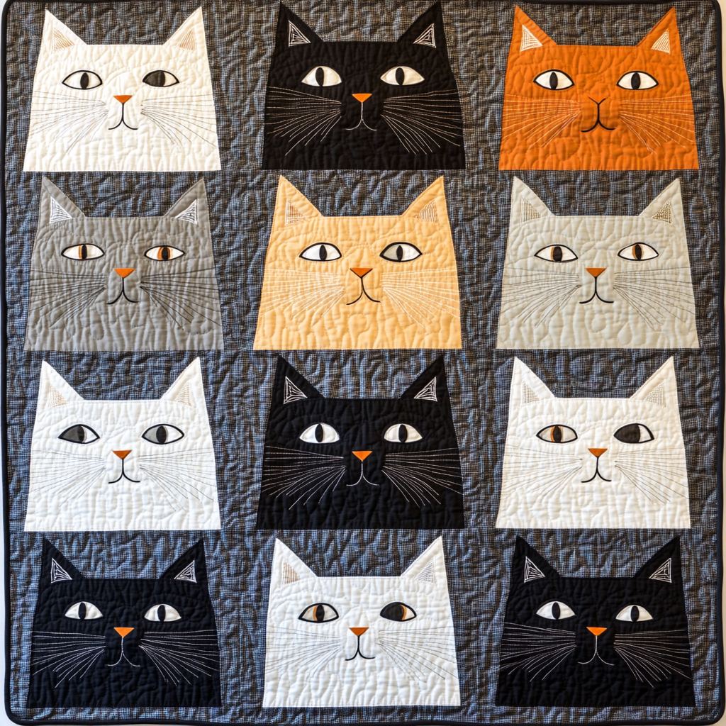 Cat TAI061124297 Quilt Blanket