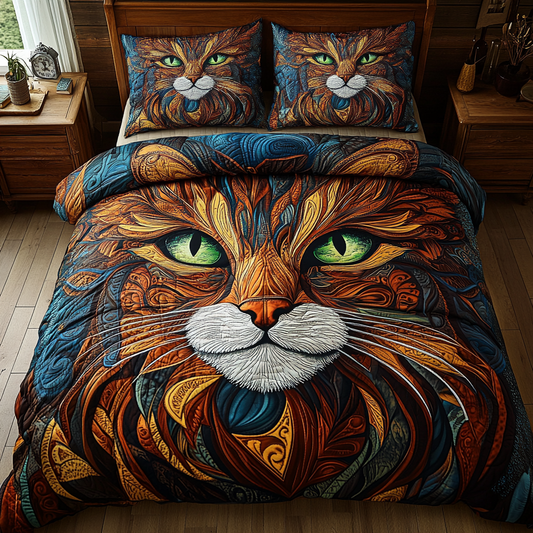 Cat TAI311024019 Quilt Bedding Set