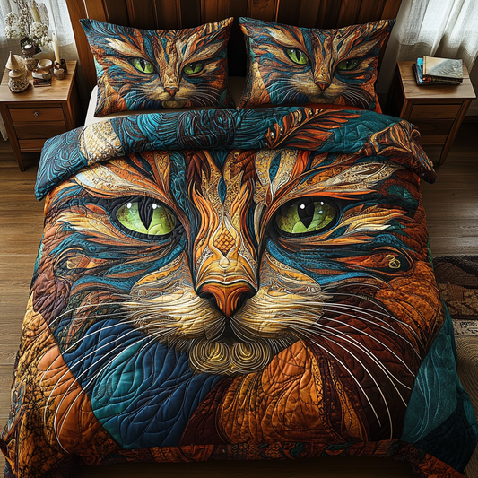 Cat TAI311024021 Quilt Bedding Set