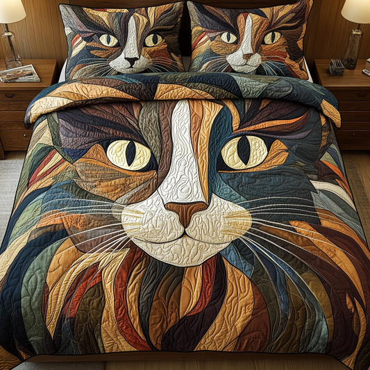 Cat TAI311024022 Quilt Bedding Set