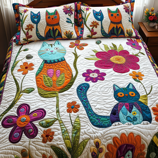 Cat TAI311024107 Quilt Bedding Set