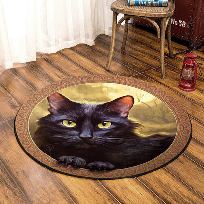 Cat CL070805MDC Round Area Rug