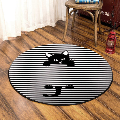 Cat CLA150802RR Round Area Rug