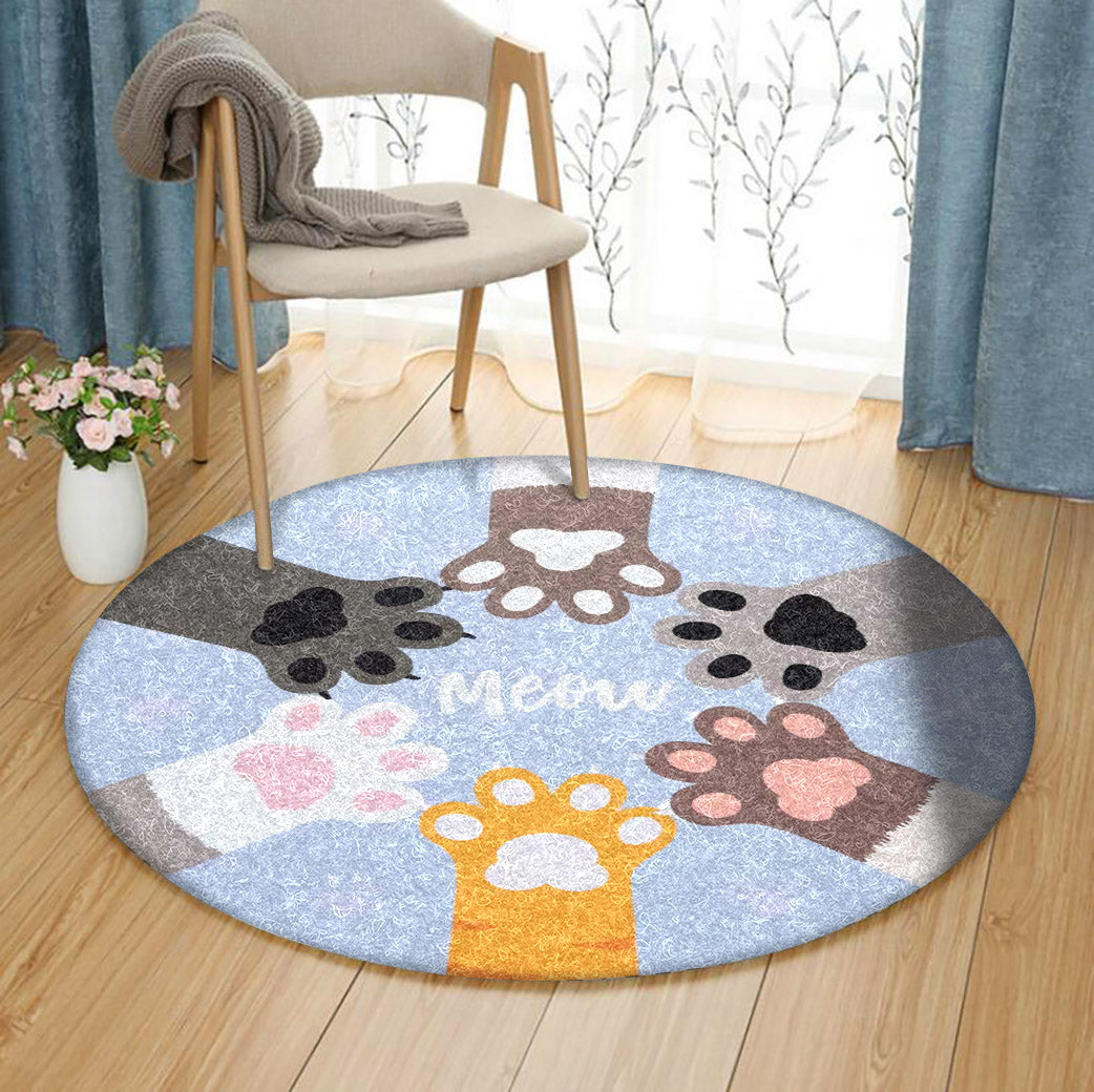 Cat CLA150803RR Round Area Rug