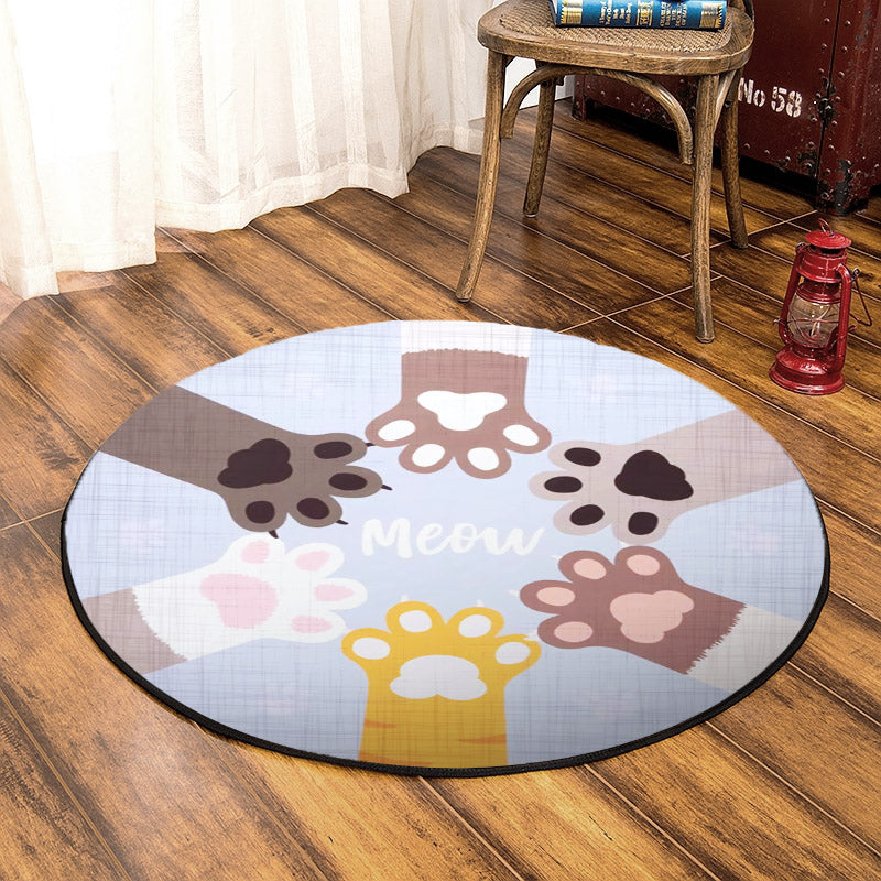 Cat CLA150803RR Round Area Rug