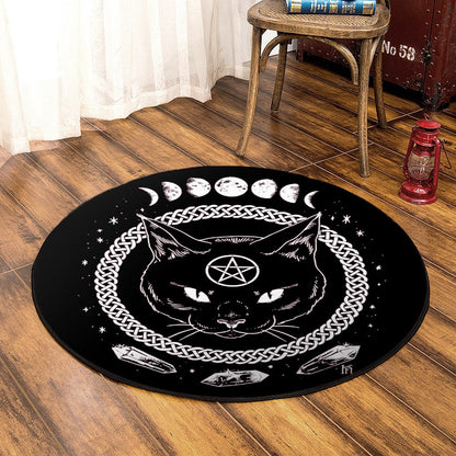 Cat Celtic HM130805TM Round Area Rug