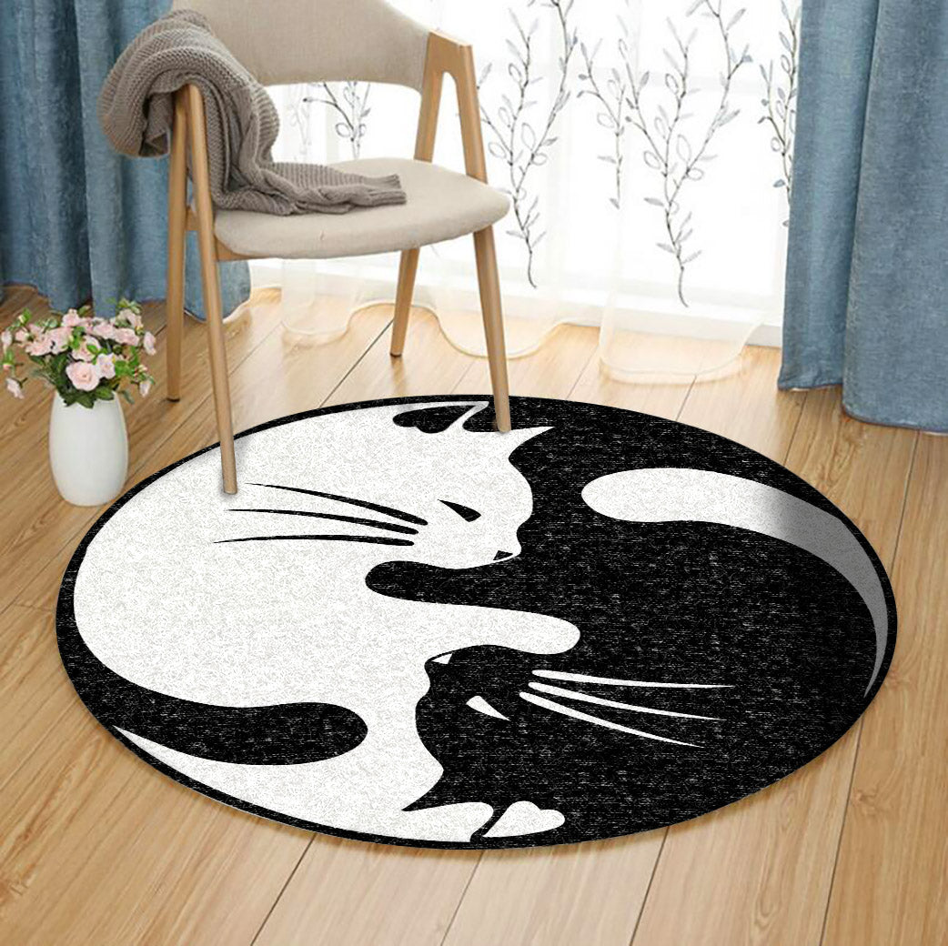 Cat DD200803RR Round Area Rug