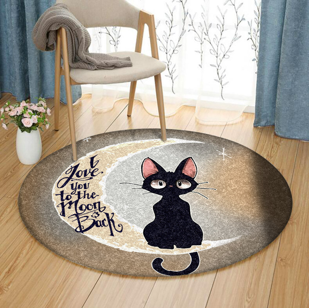 Cat HM150813TM Round Area Rug