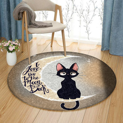 Cat HM150813TM Round Area Rug