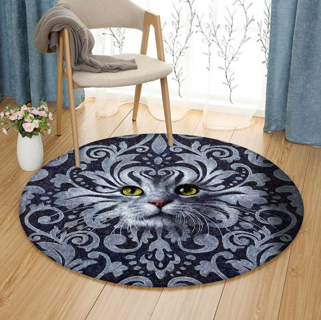 Cat HT300804TM Round Area Rug