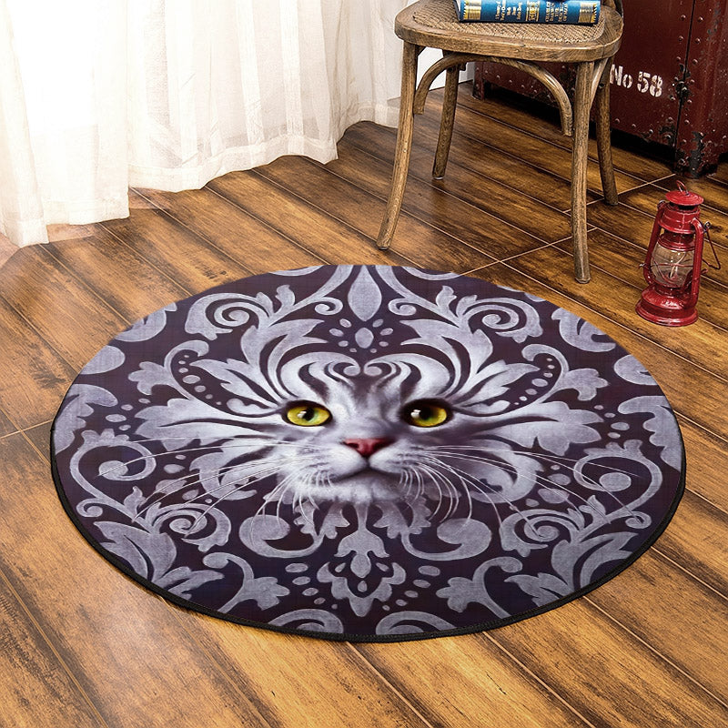 Cat HT300804TM Round Area Rug