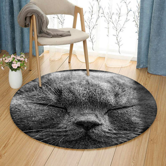 Cat NT170814RR Round Area Rug