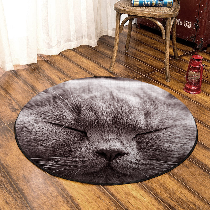 Cat NT170814RR Round Area Rug