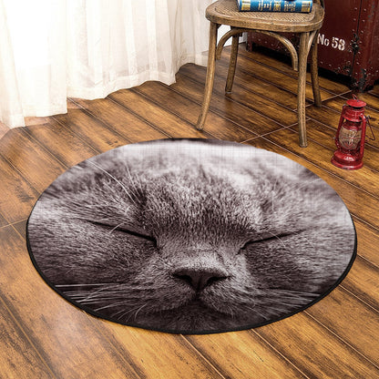 Cat NT170814RR Round Area Rug