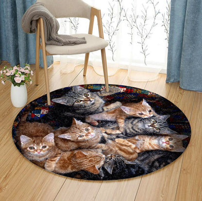 Cat TL280806TM Round Area Rug