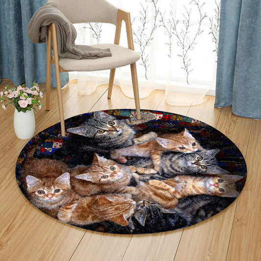 Cat TL280806TM Round Area Rug