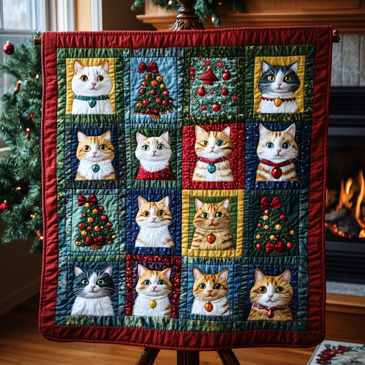 Cat Charms Quilted Blanket NCU0PT1236