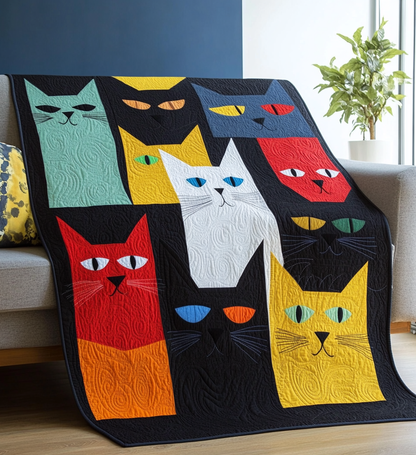 Cat Collection Quilted Blanket NCU0DV612