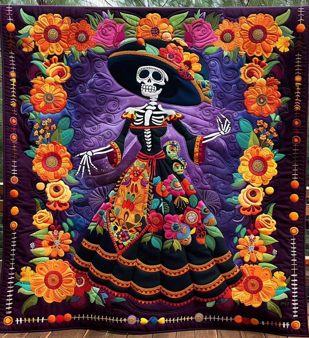 Catrina Garden Quilted Blanket NCU0DV1792